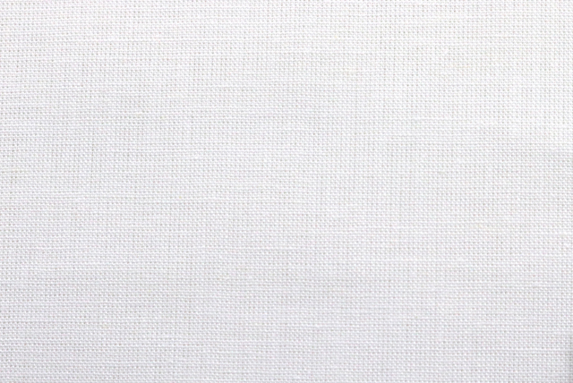 綿麻シャンブレー 白×白 全体の表面感と奥行きのある白（江戸ッ子 210ya）