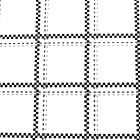 ハイテンションニット生地 チェックプリント オフ白地（現在の色）