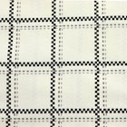 ハイテンションニット生地 チェックプリント オフベージュ