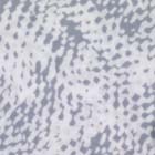 強撚スムースニットプリント生地 幾何柄 オフ白地×ライトグレイ（現在の色）