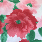 コットンプリント天竺ニット生地 花柄 赤・ピンク・グリーン（現在の色）