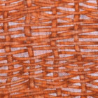 パワーネットプリント生地 かご編み柄 オレンジ（現在の色）