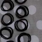 パワーネットフロッキー 水玉 濃紺地×うす紫