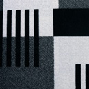 ストレッチビッグ変わりチェックプリントニット グレイ×黒（現在の色）