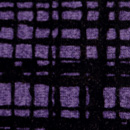 フロッキーチェックプリントニット 紫