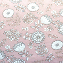 コットンニット フラワープリント オールドローズ