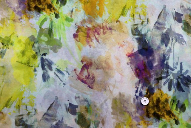 コットン強撚スムースニットプリント ぼかし柄 オフ地 全体(江戸ッ子 210ya)