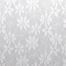 ハイテンションニット レース柄プリント 灰白色（現在の色）