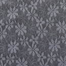 ハイテンションニット レース柄プリント グレイ