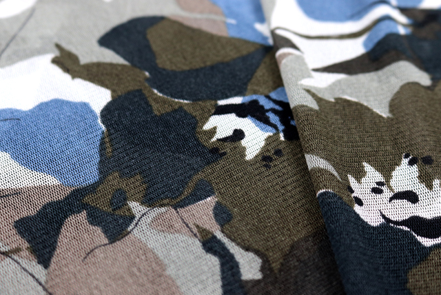 パワーネット フラワープリント グレイ・タバコブラウン・アクアマリンなど 透け感イメージ